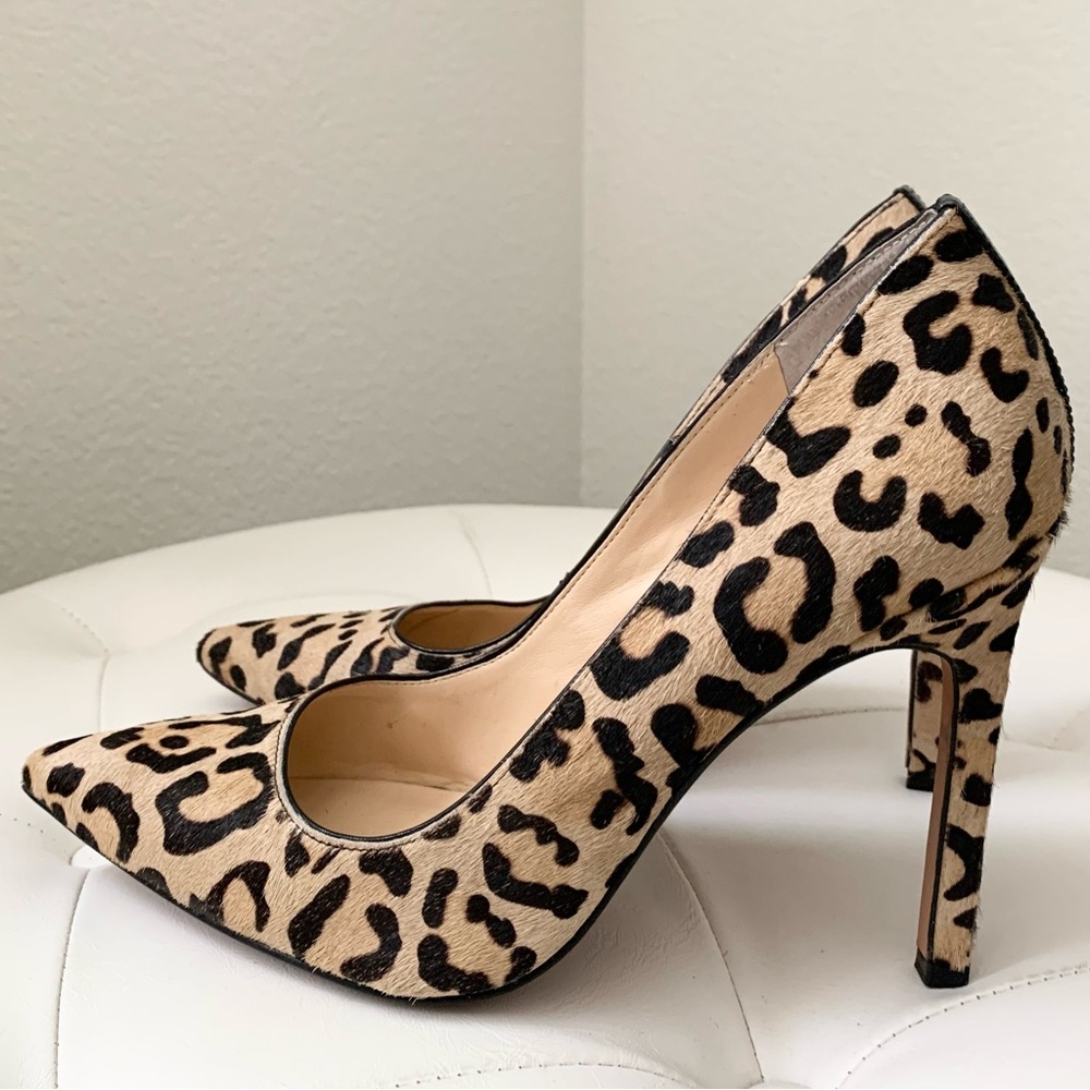 Ivanka Trump Carraly Leopard Print Stiletto Heels